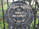 Police Plaque-Ronan McCloskey (id=2677)